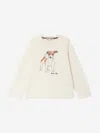 Bonpoint Boys Long Sleeve Tadda T-shirt In White