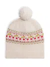 Bonpoint Brigitte Pompom Wool Beanie In Neutrals