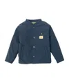 Bonpoint Button Bomber Jacket In Blue