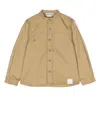 Bonpoint Button-up Long-sleeved Shirt In 中性色