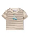 Bonpoint Gestreiftes Cai T-shirt In Neutrals
