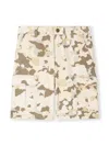 Bonpoint Caiman Camouflage-print Shorts In Neutrals