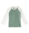Bonpoint Caius Colorblocked T-shirt In Olive