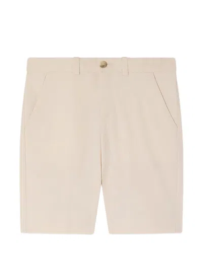 Bonpoint Kids' Calvin Buttoned Shorts In Neutral