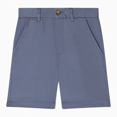 Bonpoint Calvin Light Blue Cotton Shorts