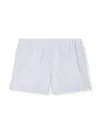 Bonpoint Candy Stripe-print Cotton Shorts In Blue
