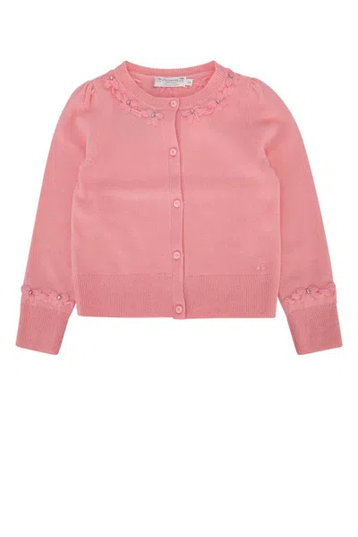Bonpoint Cardigan Liora In Rose Bonbon