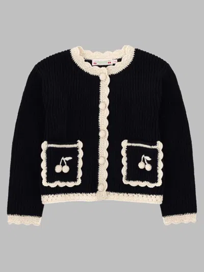 Bonpoint Cardigan Marlys Cardigan In Blue