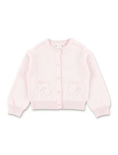 Bonpoint Kids' Cardigan In Pink