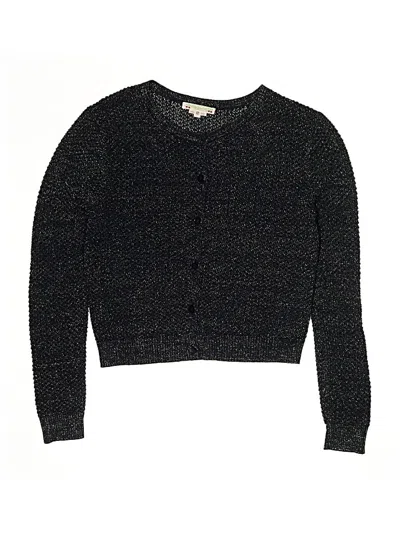 Pre-owned Bonpoint Kids' Cardigan Sweater In Black