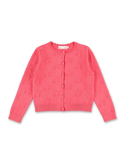 Bonpoint Kids' Cardigan Thindra In Rose Camelia