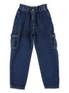 Bonpoint Jeans Cargo In Blue