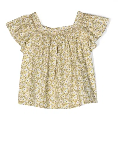 Bonpoint Kids' Carlie Floral-print Blouse