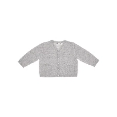 Bonpoint Cashmere Cardigan Kids In Grey