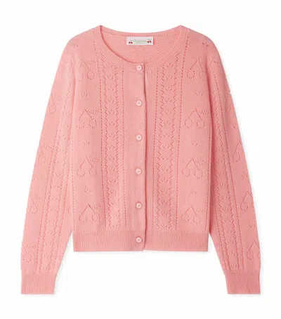 BONPOINT CASHMERE CHERRY JOSIANE CARDIGAN