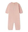 Bonpoint Cashmere Cherry Jumpsuit In Pink