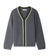 Bonpoint Cashmere Garfield Cardigan In Gray