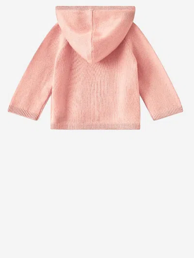 Bonpoint Cashmere Hooded Sweatshirt In Pink