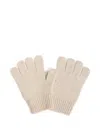 Bonpoint Cashmere Knit Gloves In Neutral