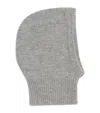 Bonpoint Cashmere Knit Hood In Gray