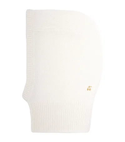 Bonpoint Kids' Cashmere Knit Hood In White