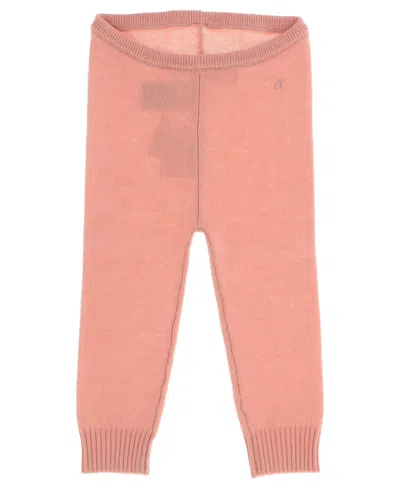 Bonpoint Cashmere Knitted Leggings In Pink