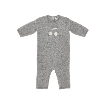 Bonpoint Cashmere Rompers Kids In Gray
