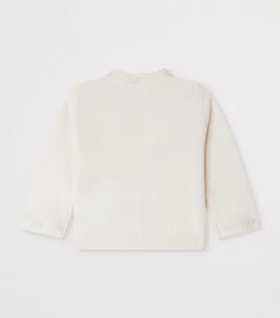 Bonpoint Kids' Cashmere Teyana Cardigan In Neutral