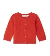 Bonpoint Cashmere Tibile Cardigan In Red