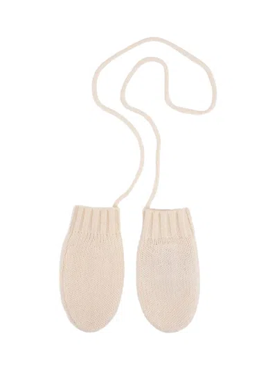 Bonpoint Kids' Cashmere Unisex Babies Mittens In Brown