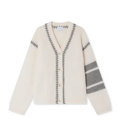Bonpoint Kids' Cashmere X Guest In Residence Lyndon Cardigan In Neutral