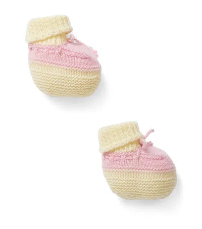 Bonpoint Kids' Cashmere X Guest In Residence Telse Booties In Multi