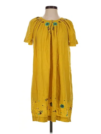 Pre-owned Bonpoint Casual Dress In Yellow