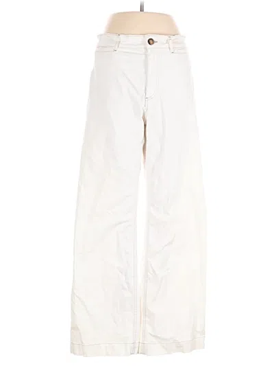 Pre-owned Bonpoint Casual Pants In Ivory