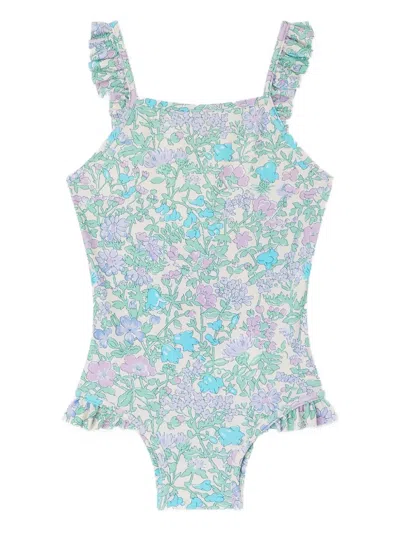 Bonpoint Babies' Cecilia Swimsuit In Blue