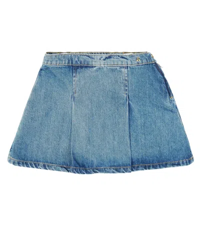 Bonpoint Kids' Jeansrock Cerena In Blue
