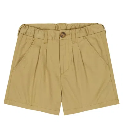 Bonpoint Kids' Charles Cotton Shorts In Ficelle