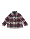 Bonpoint Check Jacket In Marine