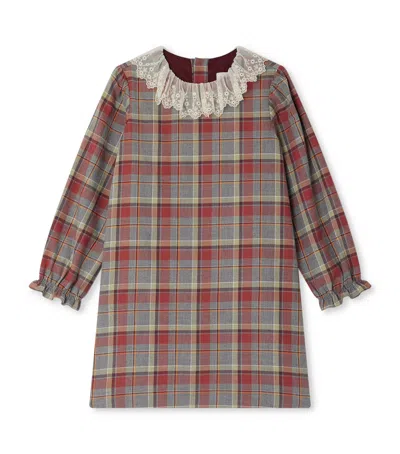 BONPOINT CHECK PRINT DRESS