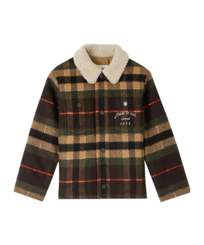 Bonpoint Checked Jacket In Black