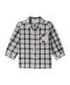 Bonpoint Checkered Shirt In Gray