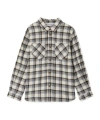 Bonpoint Altman Checked Organic-cotton Shirt In Gray