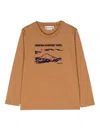 Bonpoint Chenille Logo-patch Sweatshirt In Brown