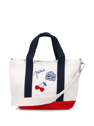 Bonpoint Kids' Cherry Crossbody Bag In White