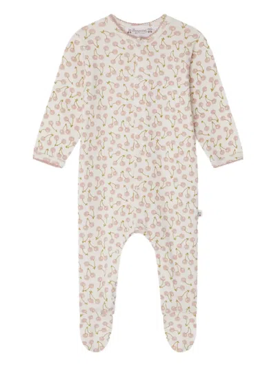 Bonpoint Babies' Cherry-print Pyjamas In Neutral