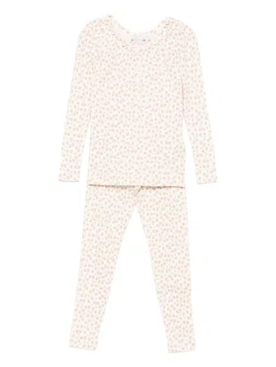 Bonpoint Kids' Cherry-print Pyjamas In Neutral