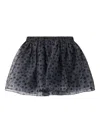 Bonpoint Cherry-print Skirt In Black