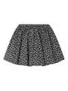 Bonpoint Cherry-print Skirt In Burgundy