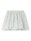 Bonpoint Cherry-print Skirt In Green