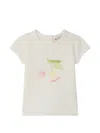 Bonpoint Cherry Print T-shirt In Neutral
